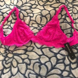 Ambrielle hot pink bralette- size m/6